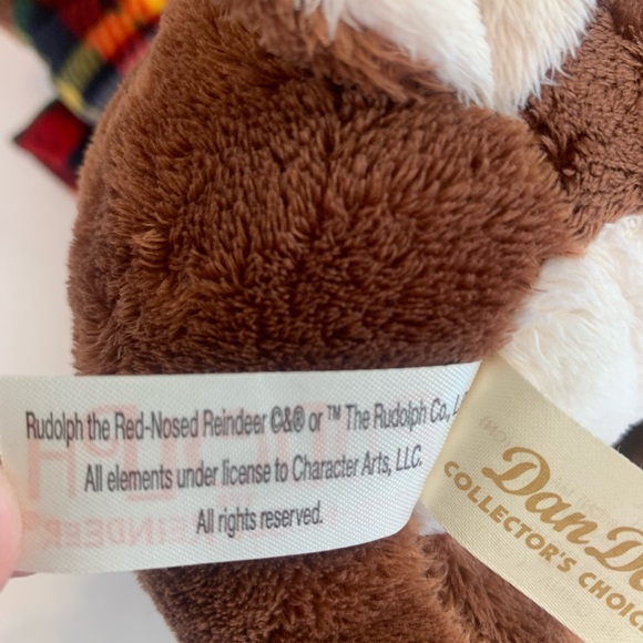 2016 Dan Dee Collectors Choice Rudolph the Red Nosed Reindeer w/Scarf - Picture 7 of 11